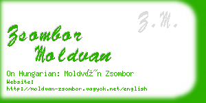zsombor moldvan business card